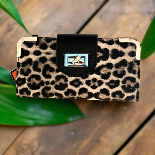 Leopard Ladies Wallet/Crossbody Cedar Hill Country Market