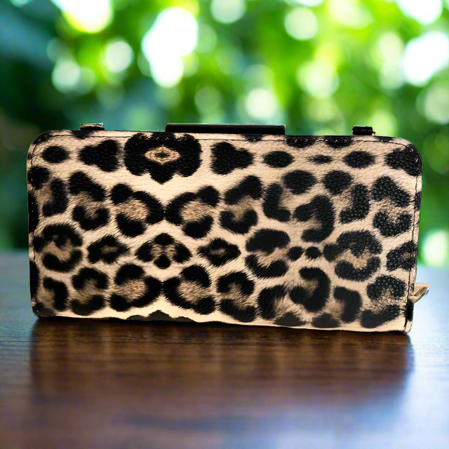 Leopard Ladies Wallet/Crossbody Cedar Hill Country Market