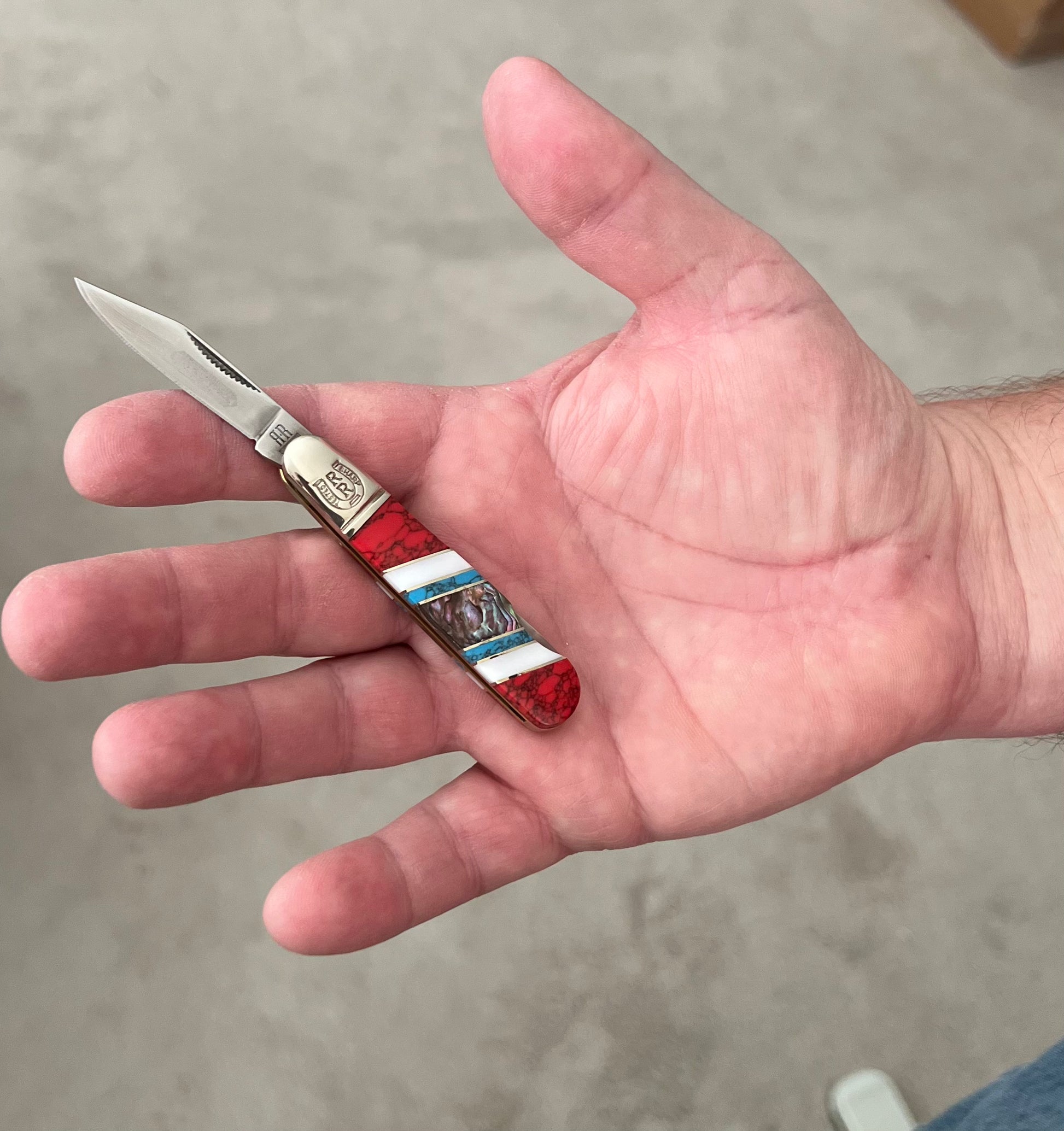 Rough Rider Stoneworx Barlow Pocket Knife 6008 CedarHill Country Market