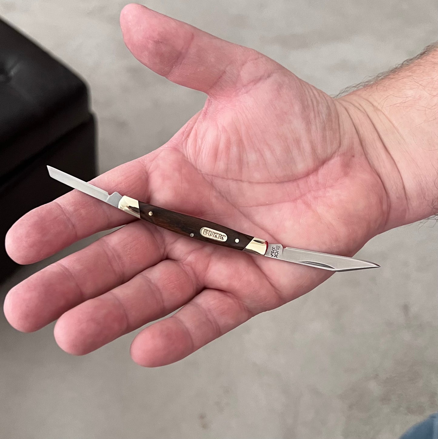 Buck "Deuce" w/Wood Handles Pocket Knife 6001 CedarHill Country Market