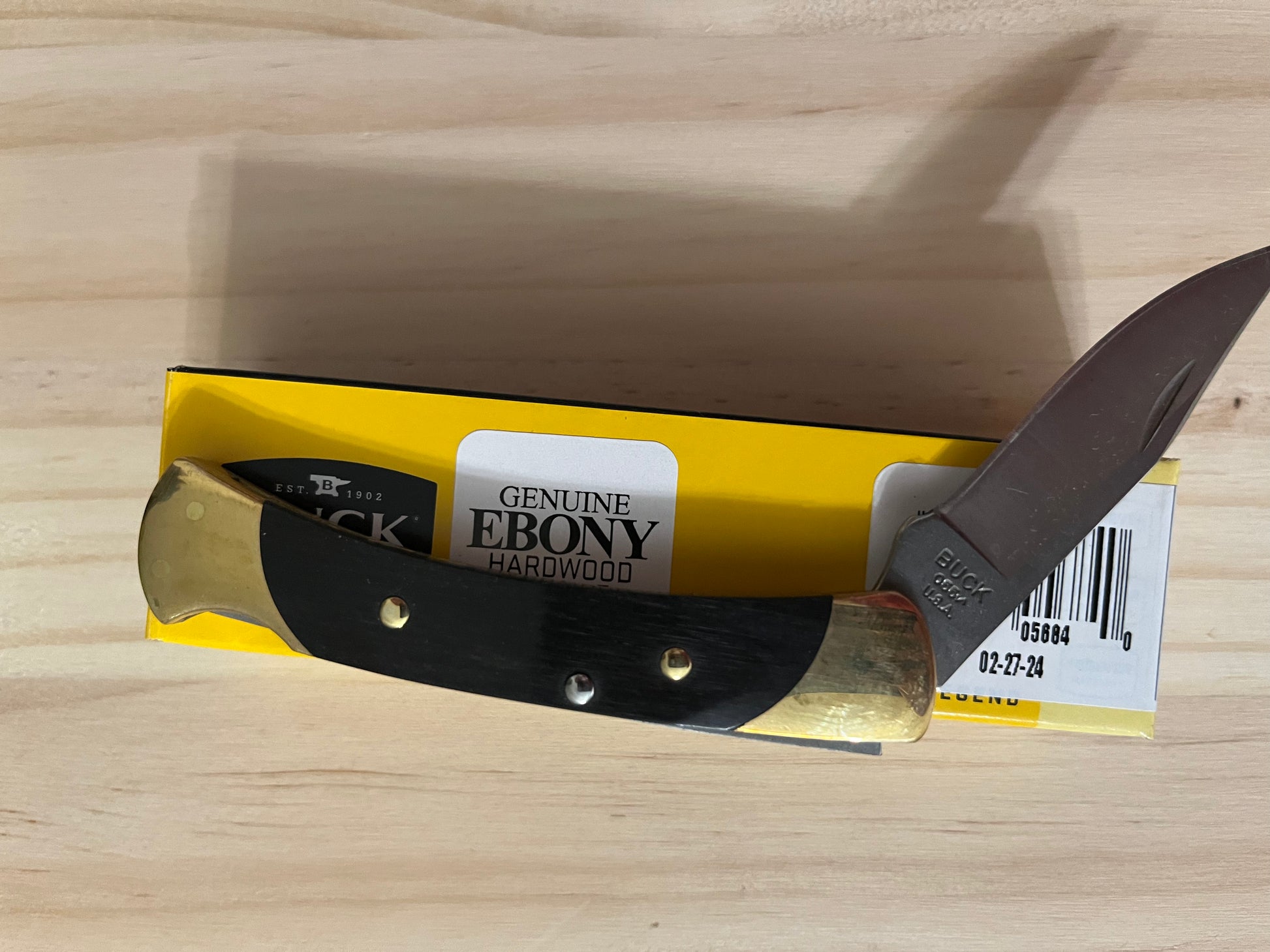 Buck "The 55" Lockback Folding Hunter Pocket Knife 6002 CedarHill Country Market