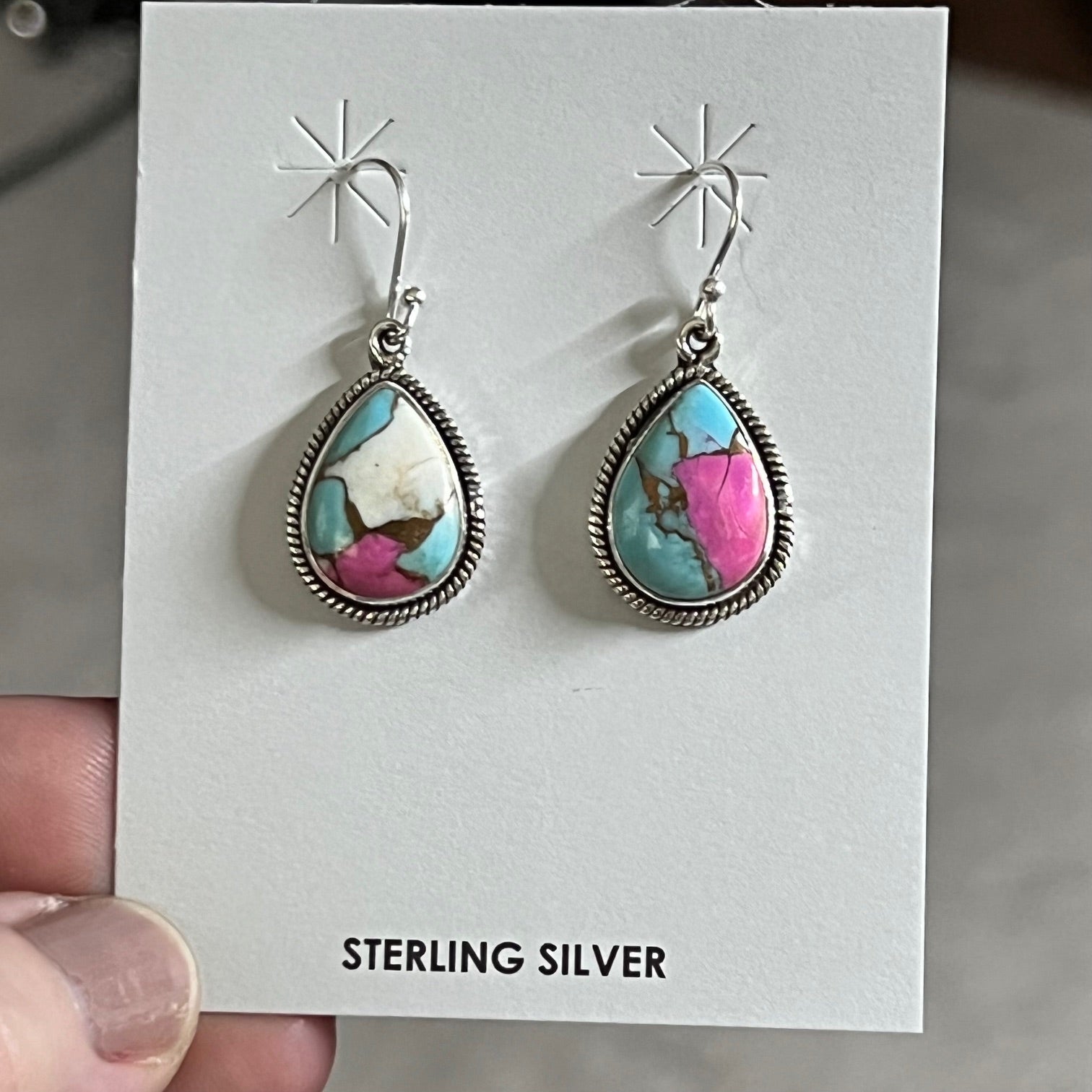 Genuine Cotton Candy Dangle Earrings Cedar Hill Country Market