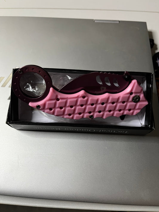 Snake Eye - Tactical Karambit Style Spring Assist Pocket Knife (SE-1344PKPK) 7350 CedarHill Country Market