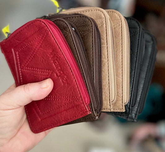 Wrangler Mini Zip Card Cases - Multi CedarHill Country Market