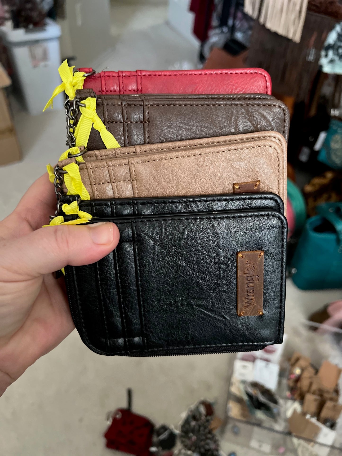 Wrangler Mini Zip Card Cases - Multi CedarHill Country Market