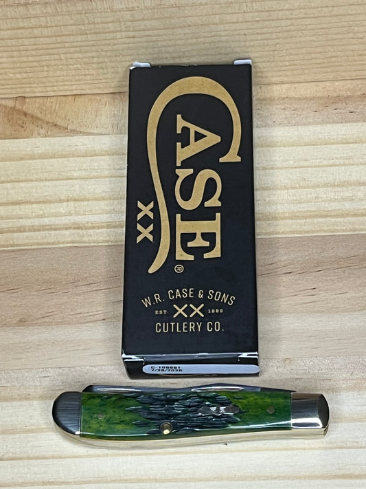 Case Green Apple Bone Peach Seed Jig Mini Trapper (CA27861) 7049 CedarHill Country Market
