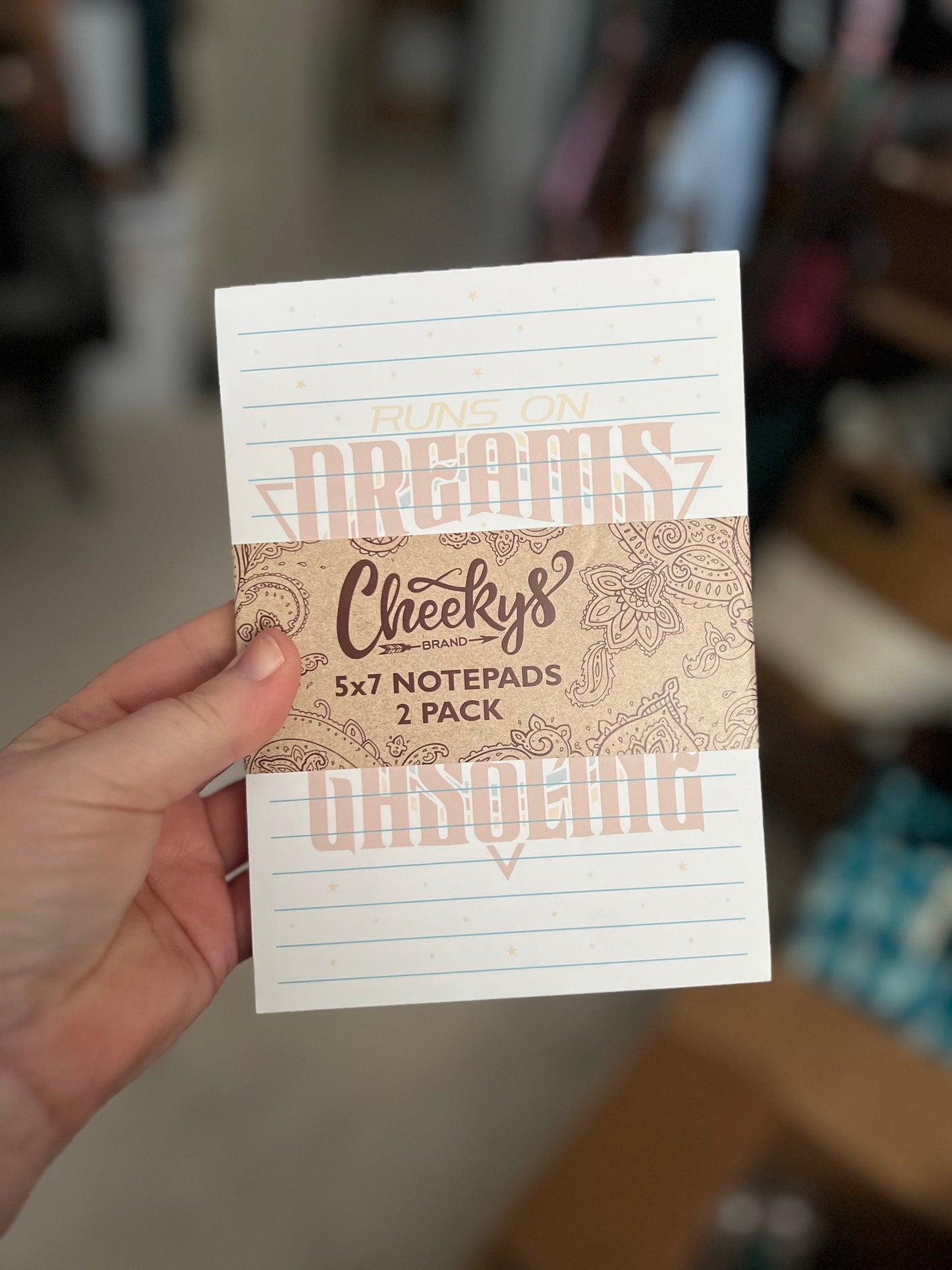 Cheekys 5 X 7 Notepads 2 pack CedarHill Country Market