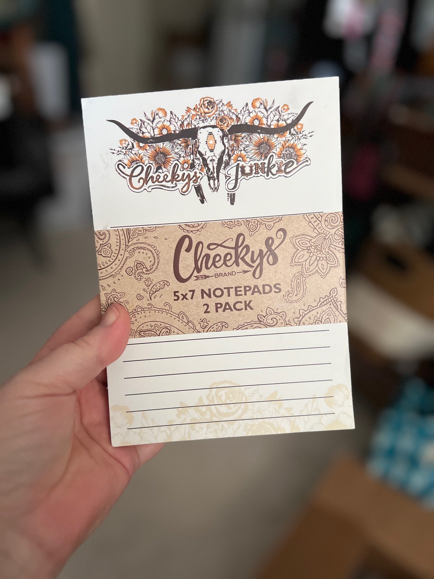 Cheekys 5 X 7 Notepads 2 pack CedarHill Country Market