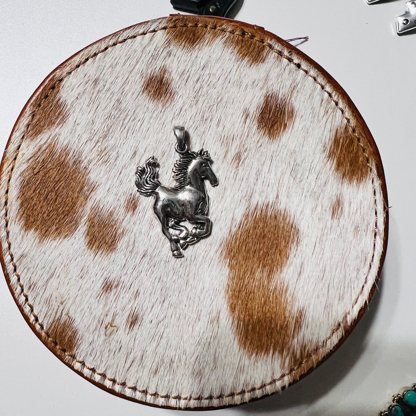 Sterling Silver Running Stallion Horse Pendant Cedar Hill Country Market