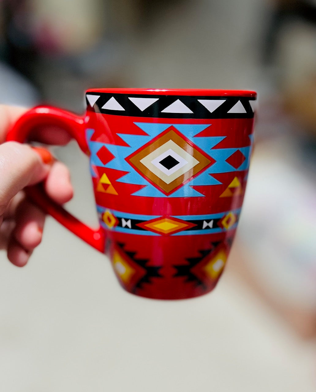 Handmade Thunderbird Spirit Coffee Mugs (16oz) Cedar Hill Country Market