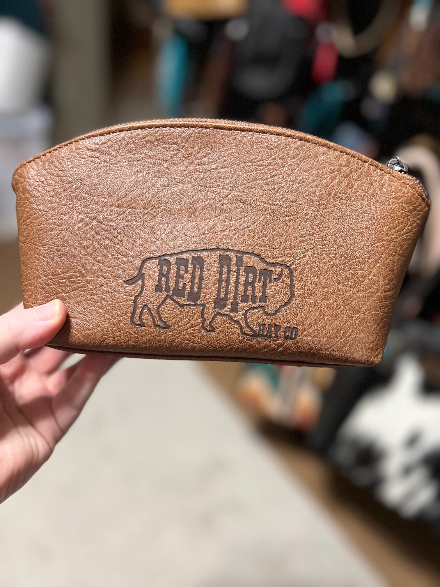 Red Dirt Hat Co Cosmetic Handbag Cedar Hill Country Market