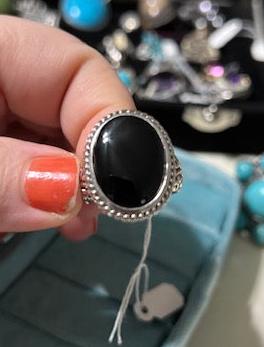 Black Onyx Fashion Ring Size 8 Cedar Hill Country Market