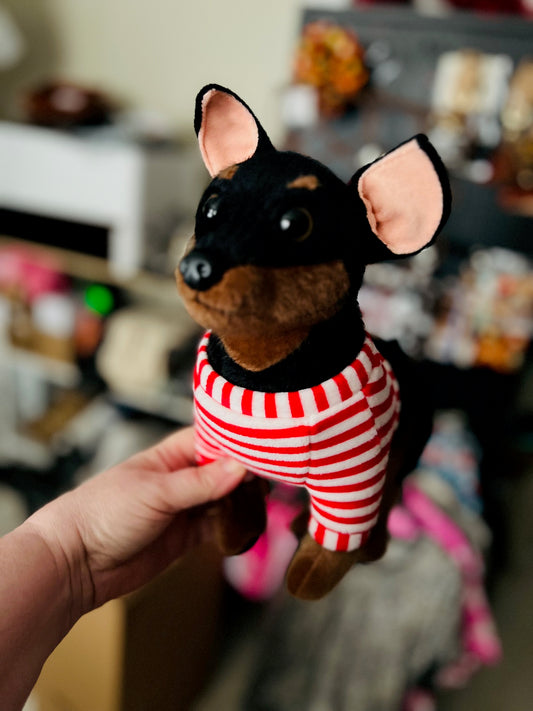 Min Pin Stuffed Animal Cedar Hill Country Market