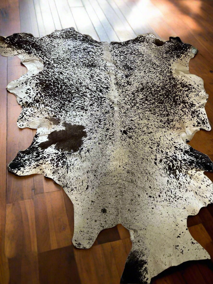 Genuine Cowhide Rug - Large Approx 8 X 7 FREE SHIPPING CedarHill Country Market