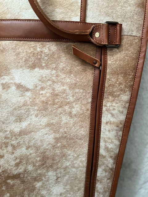 Cheeky's Rifle Cowhide and Genuine Leather with Multi Pockets and Quilted Interior Cedar Hill Country Market