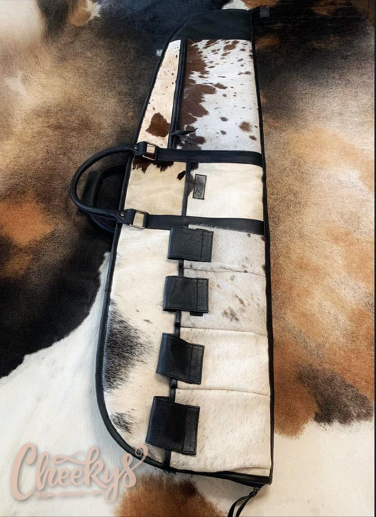 Cheeky's Rifle Cowhide and Genuine Leather with Multi Pockets and Quilted Interior Cedar Hill Country Market