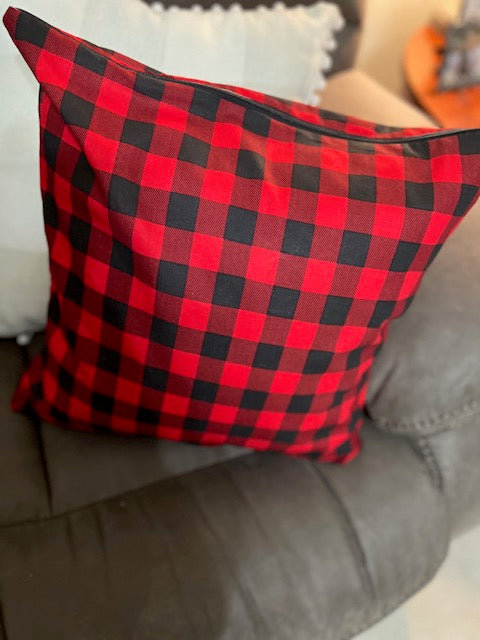 Handmade Buffalo Check 16 inch Pillow Covers with Zipper - Set of 2 Cedar Hill Country Market