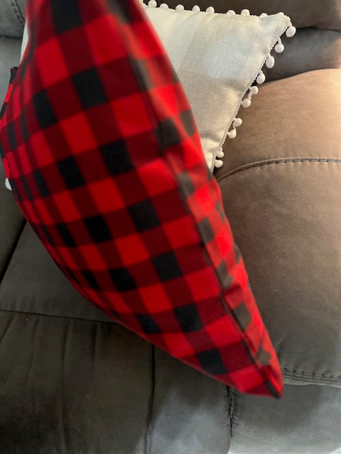 Handmade Buffalo Check 16 inch Pillow Covers with Zipper - Set of 2 Cedar Hill Country Market