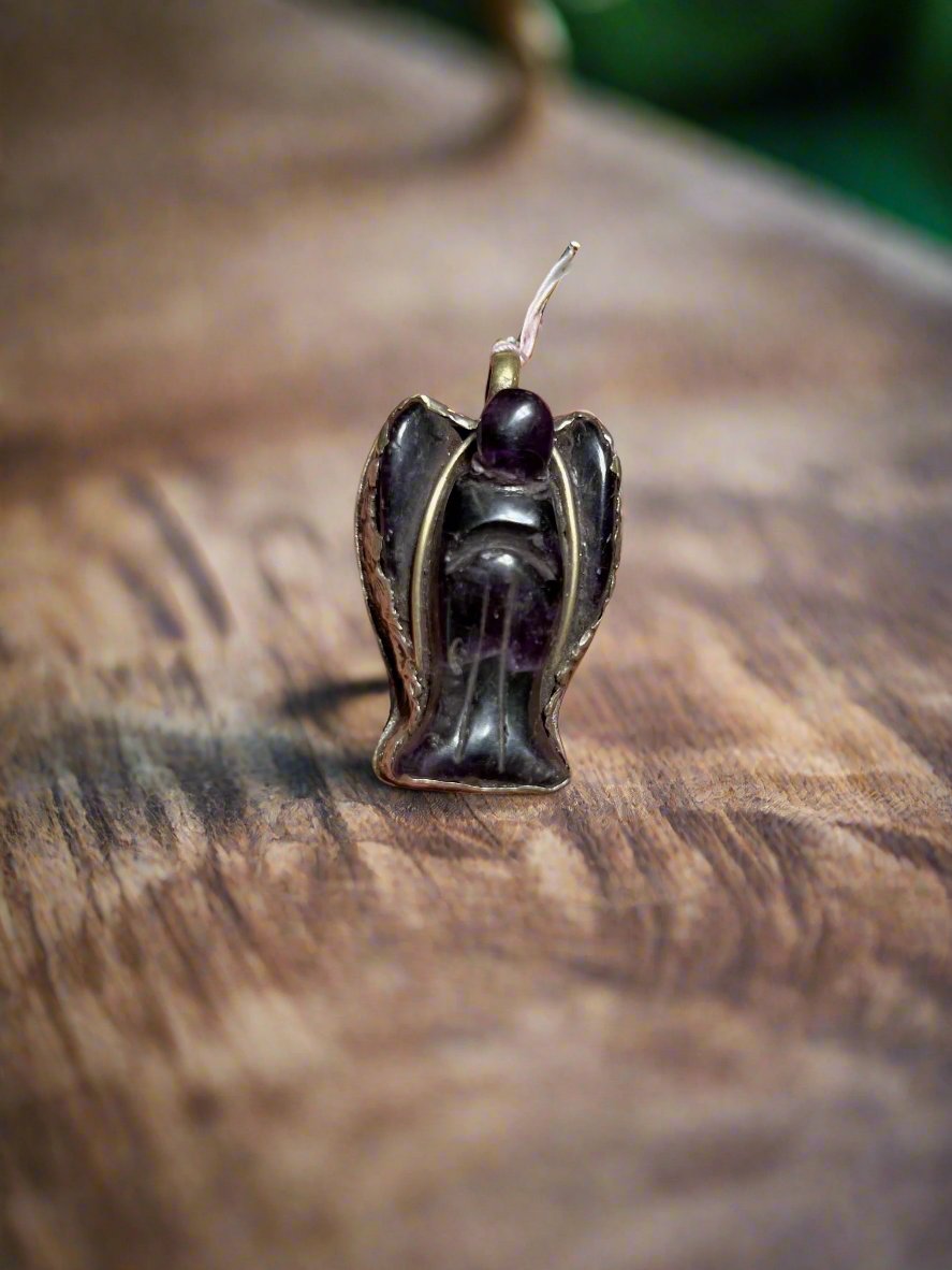 Amethyst Angel Pendant Cedar Hill Country Market