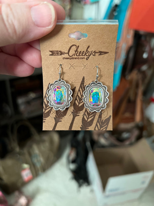 AB Concho Earrings Cedar Hill Country Market