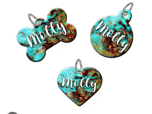 Sublimated Dog Tags - Private Listing for Pom Rescue CedarHill Country Market