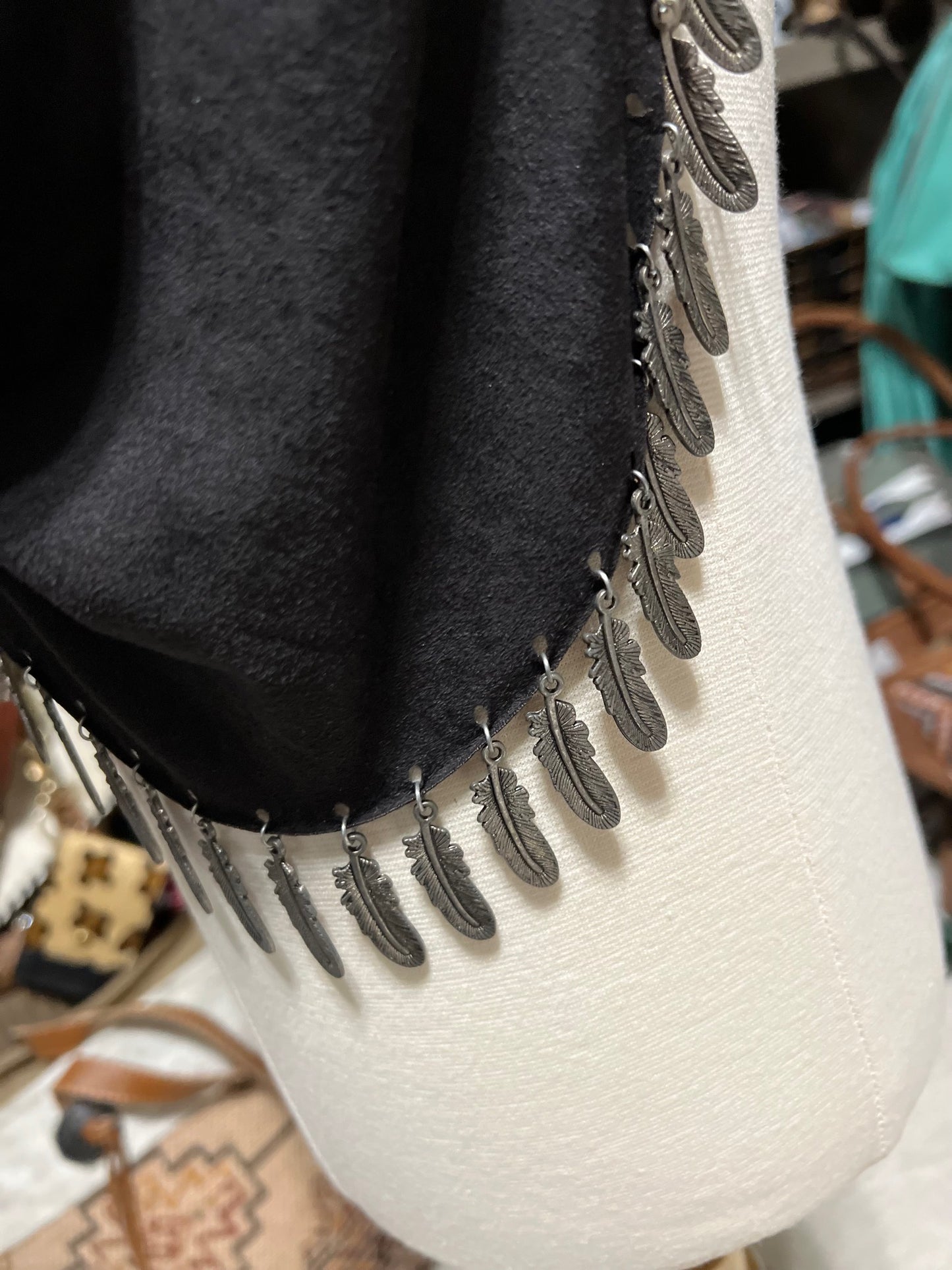 Feather Scarf Collar/Bib