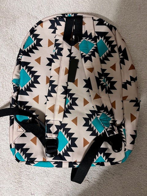 Brimstone Aztec Western Style Canvas Printed Backpack Cedar Hill Country Market