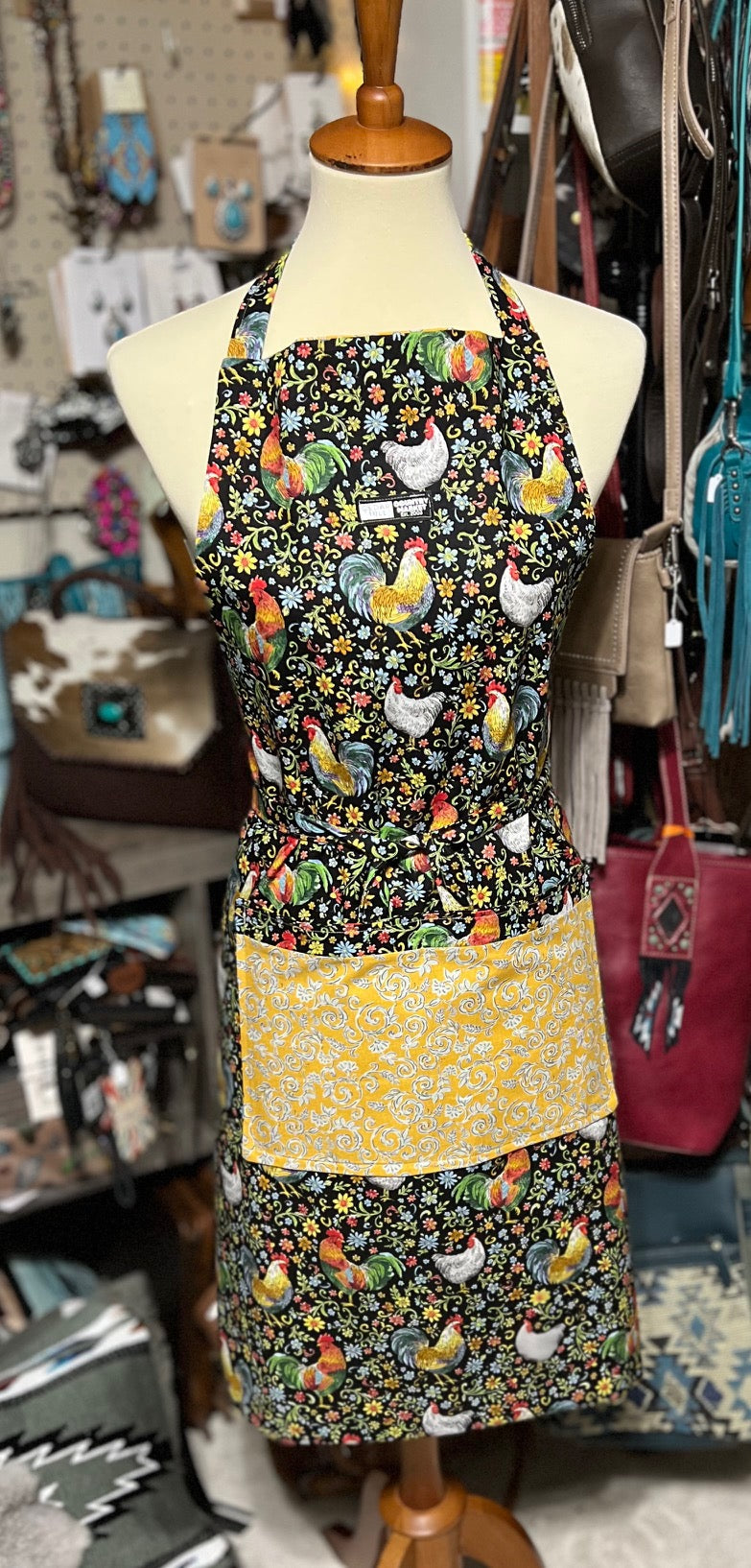 Western Inspired Handmade Kitchen Aprons - One size fits Cedar Hill Country Market