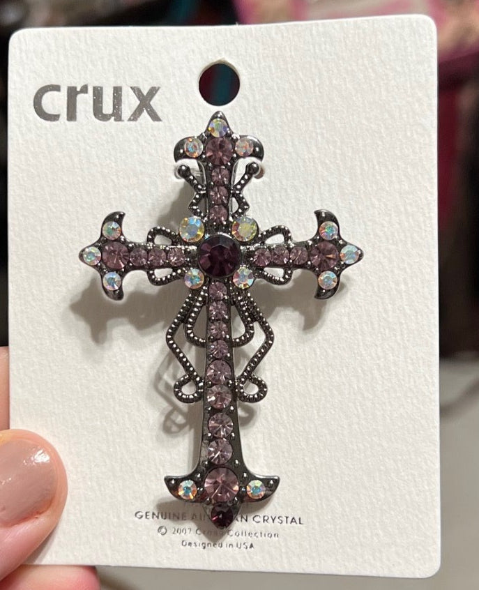 Pink Crystal Fashion Cross Pendant - 3 inch (Copy) Cedar Hill Country Market