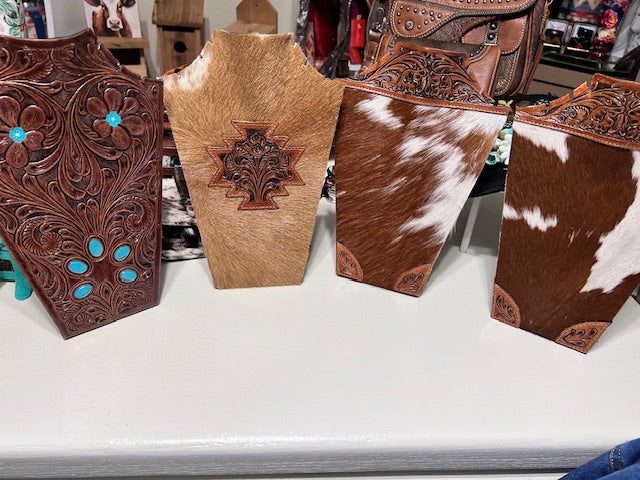 Leather Tooled Neck Pad Cedar Hill Country Market