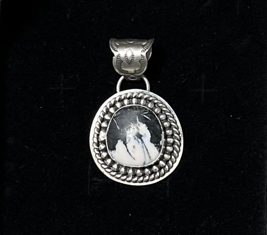 White Buffalo Pendant - Sterling Silver Cedar Hill Country Market