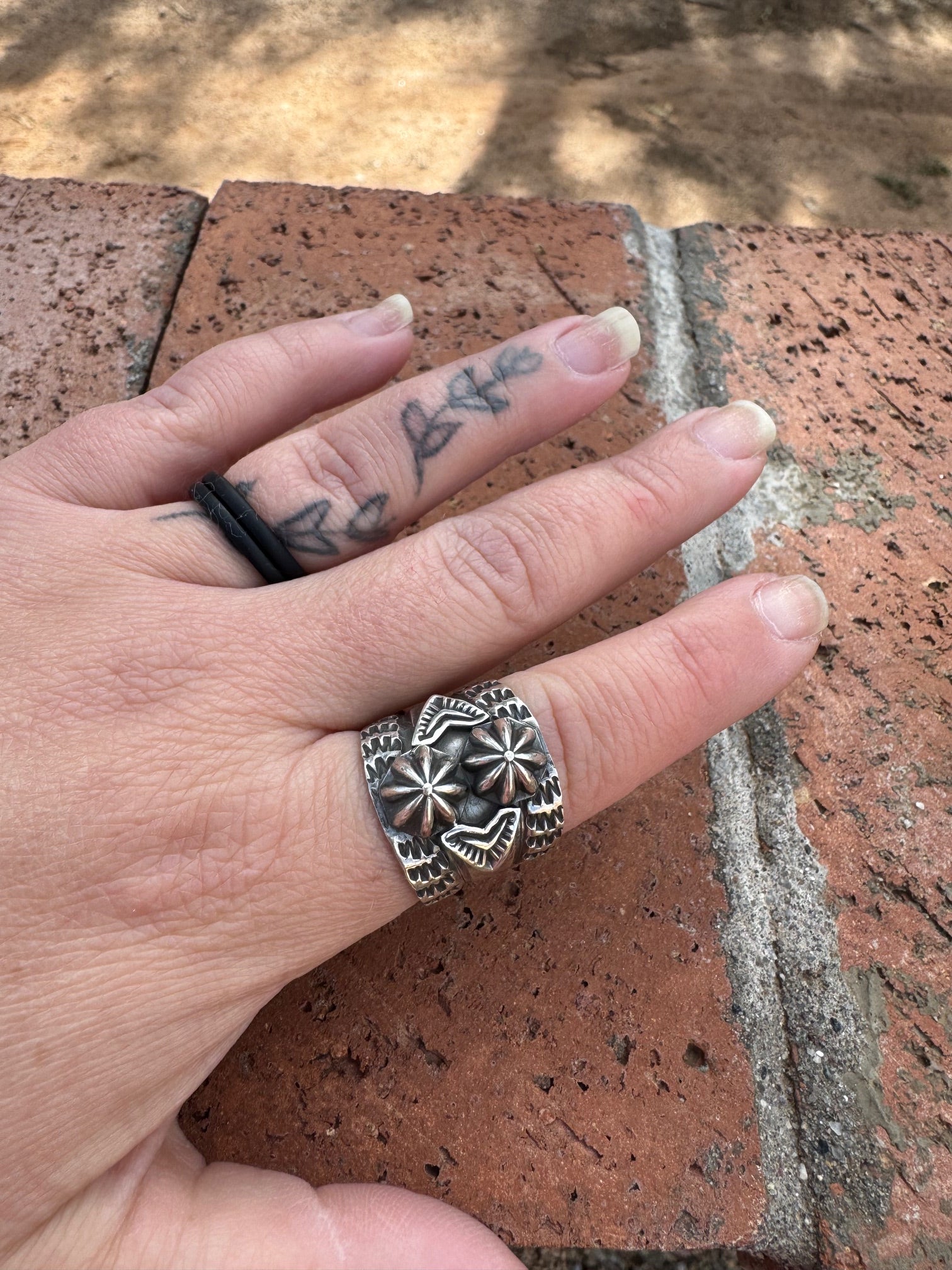 Handcrafted Sterling Silver Star Ring by Sunshine Reeves size 7.5 Nizhoni Traders LLC