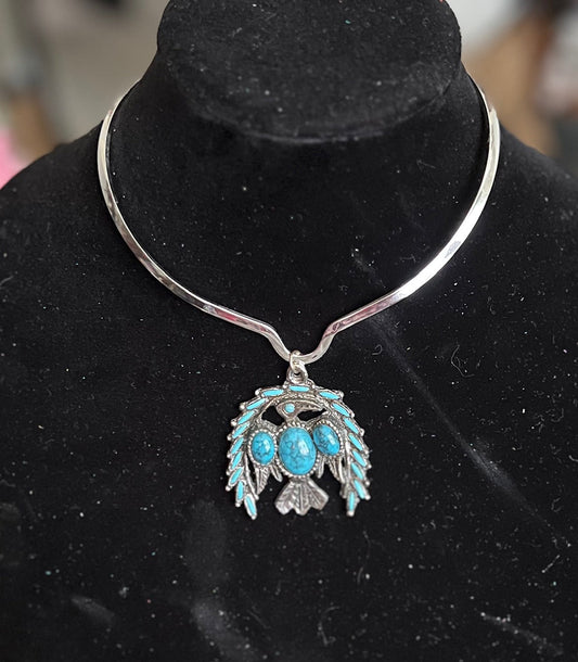 Fashion Turquoise Free Bird Pendant - 3 inch Cedar Hill Country Market