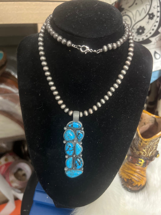 Fashion Stone Bar Necklace - 22 inch - Multi Cedar Hill Country Market