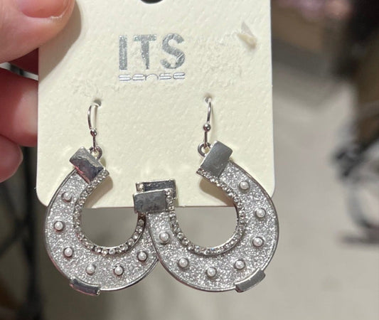 Horseshoe Sparkle Earrings - Multi Cedar Hill Country Market