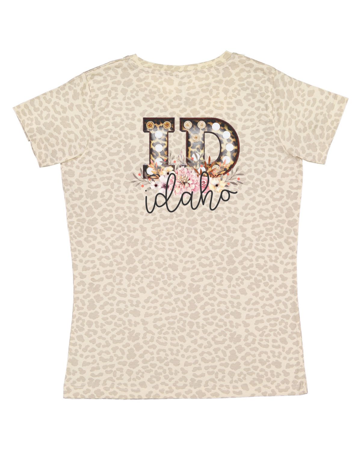 Idaho Graphic Floral Tshirt - Left chest and Back Placement CedarHill Country Market