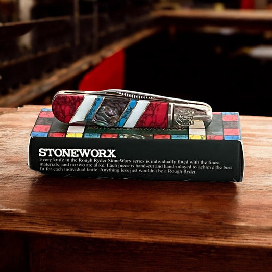 Rough Rider Stoneworx Barlow Pocket Knife 6008 CedarHill Country Market