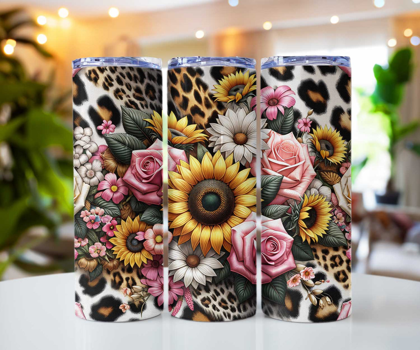 Leopard and Roses 20oz Tumbler (Copy) Cedar Hill Country Market