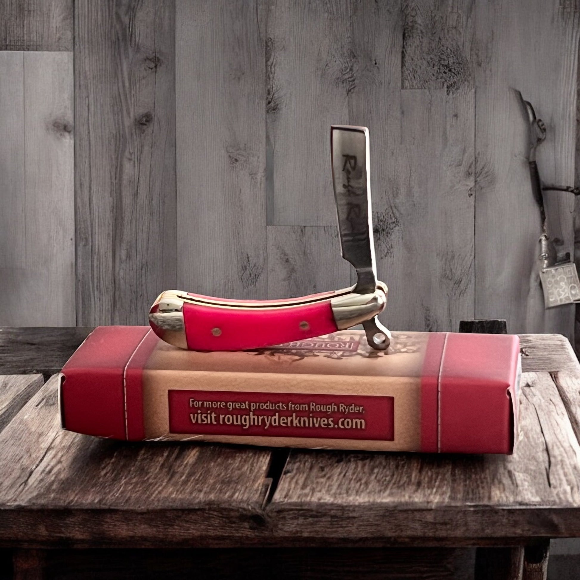 Rough Rider Mini Razor Pink Bone Pocket Knife 6012 CedarHill Country Market