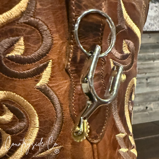 Classic Western Spur Keychain Countryside Co.