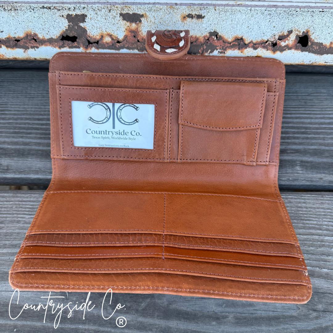 Loretta Cowhide Wallet Countryside Co.