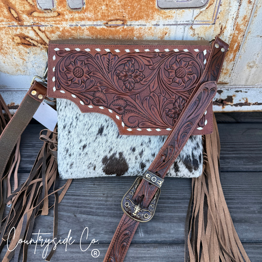 Georgia Conceal Carry Tooled Leather Purse Countryside Co.