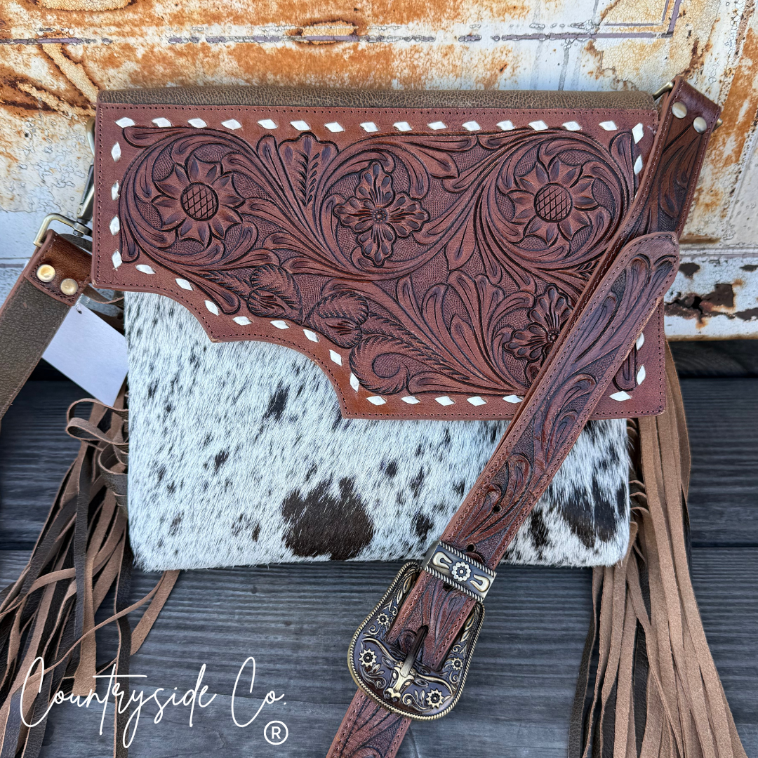 Georgia Conceal Carry Tooled Leather Purse Countryside Co.