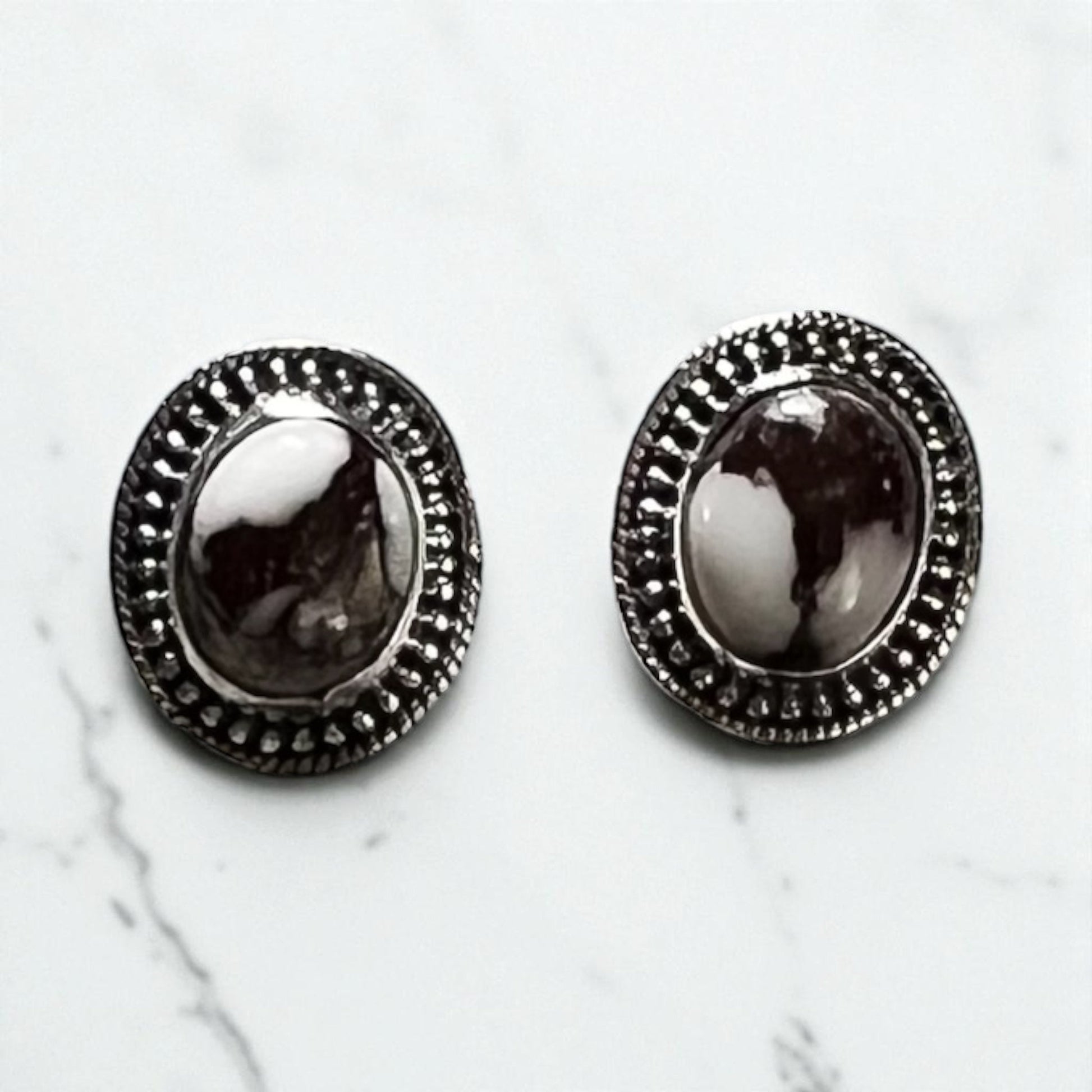 Genuine Sterling Silver Wild Buffalo Stud Earrings Cedar Hill Country Market