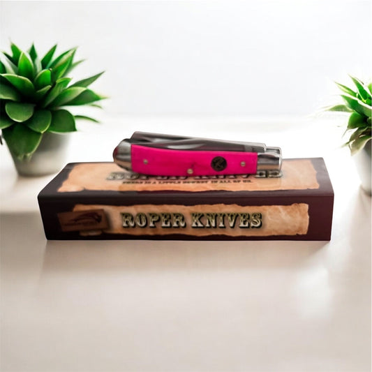 Roper Knives Pink Sky Peanut Pocket Knife 6011 CedarHill Country Market