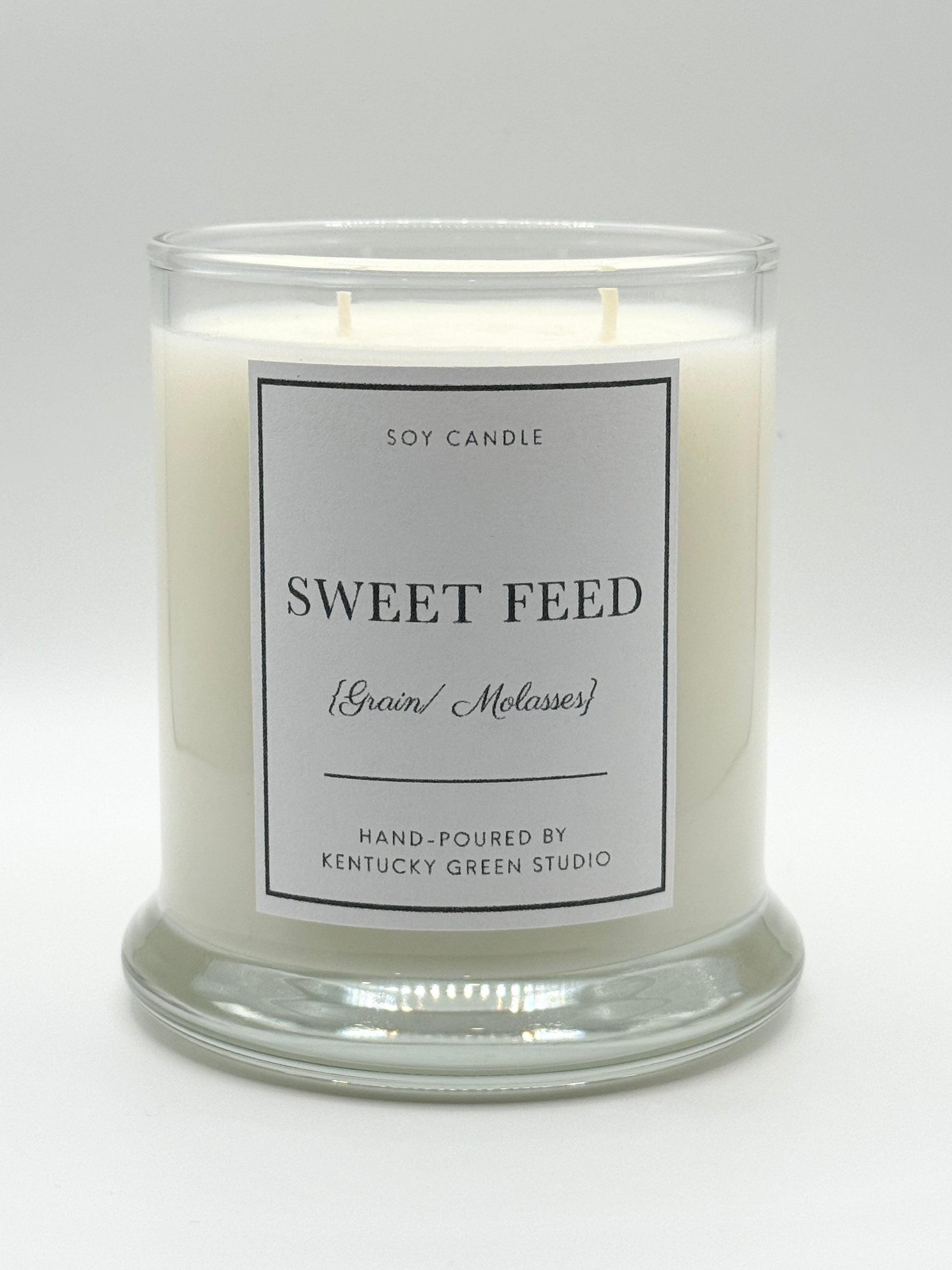 Sweet Feed Soy Candle Kentucky Green Studio