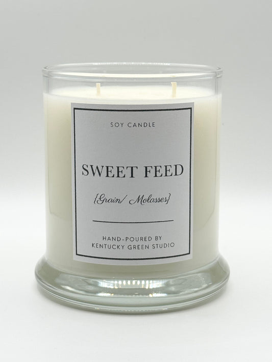 Sweet Feed Soy Candle Kentucky Green Studio