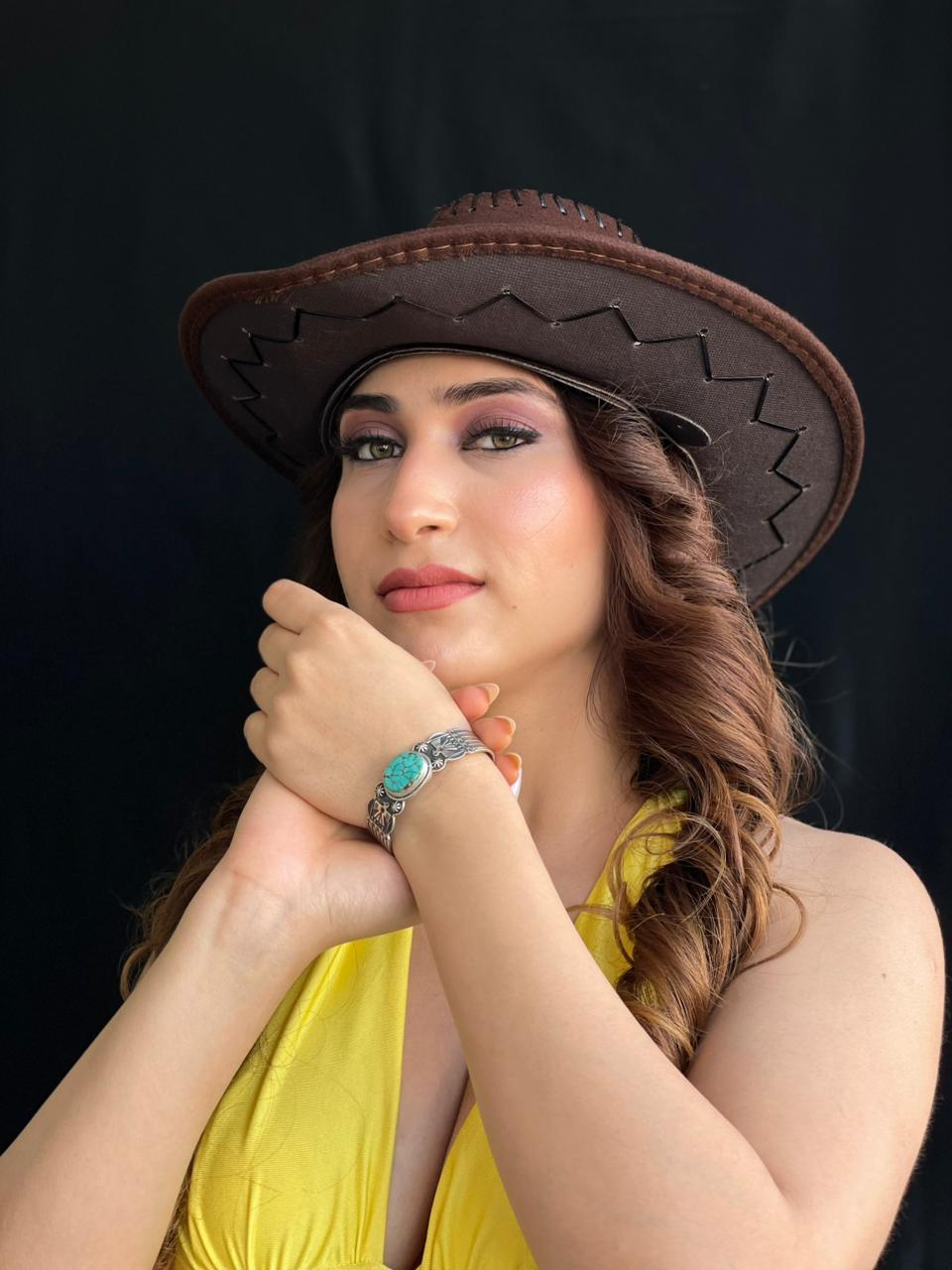 Handmade Sterling Silver Kingman Turquoise Thunderbird Cuff Bracelet "Signed Nizhoni" Nizhoni Traders LLC