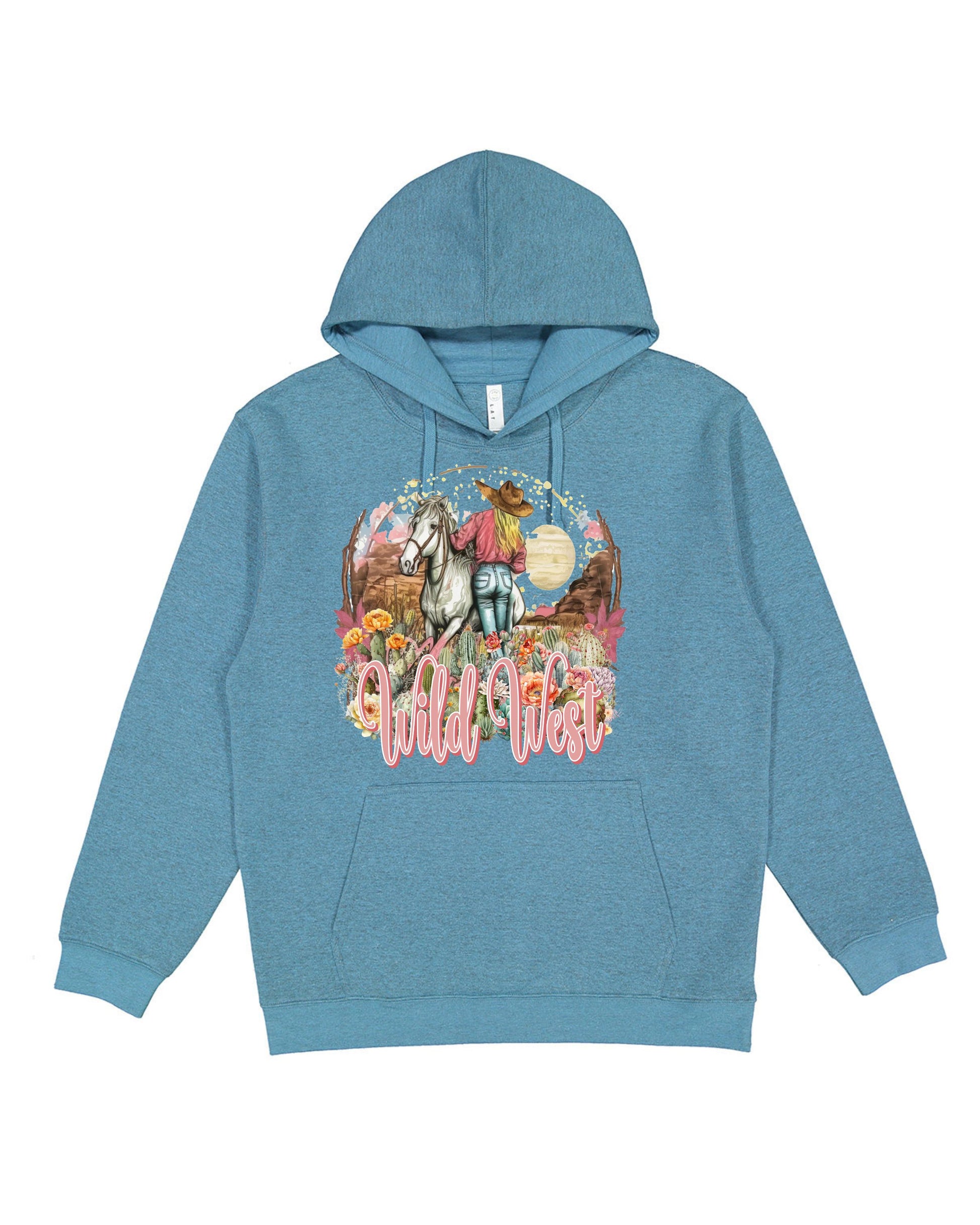 Wild West Bermuda Western Horse Hoodie CedarHill Country Market