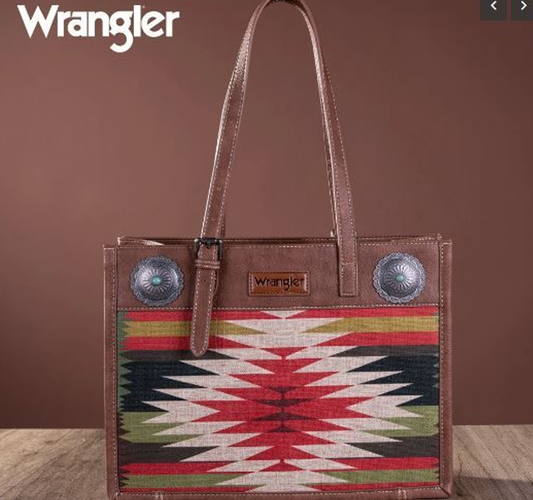 Wrangler Southwestern Art Print Tote Cedar Hill Country Market
